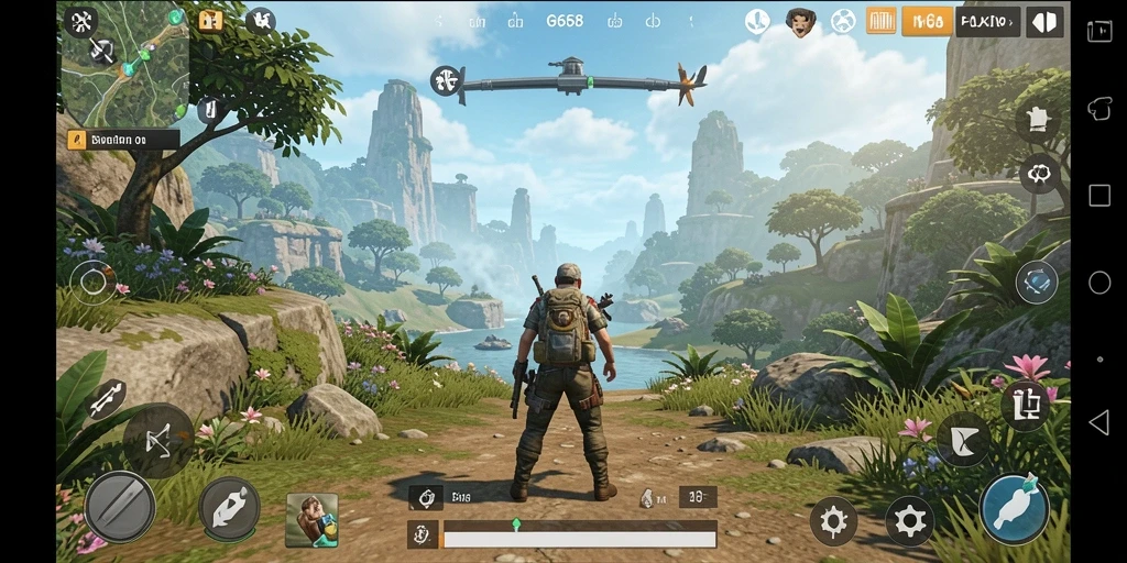 Gameplay G668 yang menakjubkan dalam dunia terbuka.