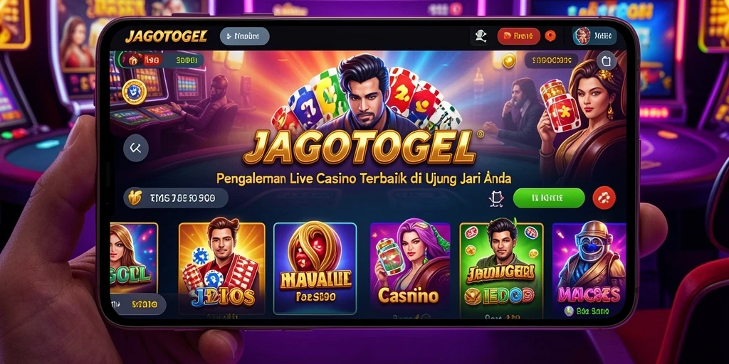 Tampilan langsung dari permainan Live Casino JAGOTOGEL dengan dealer profesional.