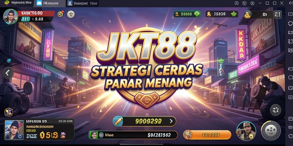 Screenshot JKT88 dengan tampilan gameplay strategi yang mendebarkan.