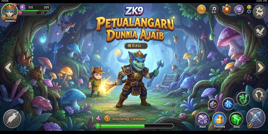 Screenshot dari gameplay <strong>ZK9</strong> menampilkan petualangan yang menantang.